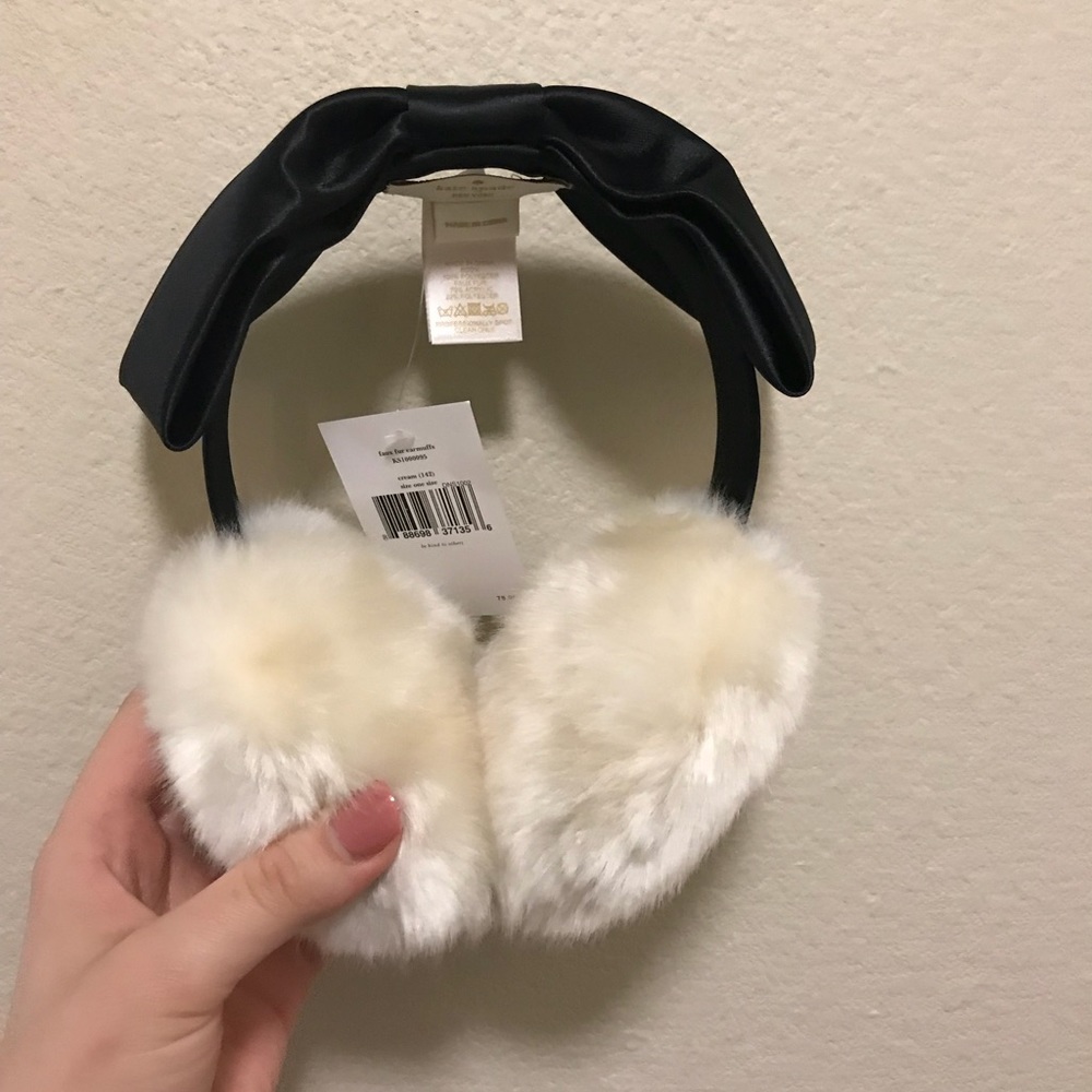 kate space faux fur earmuffs